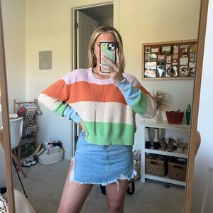 Striped Sweater 🧡